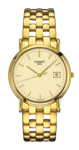 Tissot Carson Quartz 33.6 Yellow Gold / Champagne / Bracelet